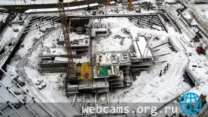 Веб-камера строительства комплекса «Декарт-2», Москва