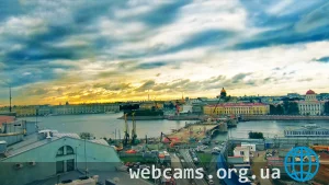 Поворотная веб-камера на проспекте Добролюбова в Санкт-Петербурге