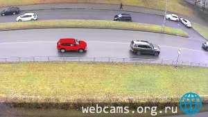 Webcam at the parking lot on General Khazov Street 9, Pushkin