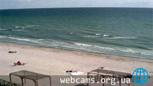 Koblevo beach webcam, Ukeaine