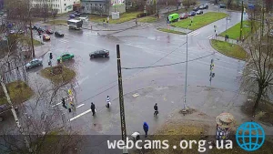 Веб-камера на перекрёстке Ленинградская — Октябрьский, Петрозаводск