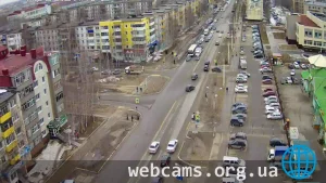 Webcam at the crossroads of Mir - Victory Avenue