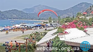 Webcam overlooking Oludeniz Beach in Turkey