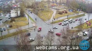Веб-камера на перекрёстке Первомайский — Ленинградская