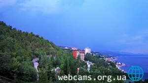 Webcam in the Professor's Corner of Alushta, Crimea