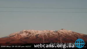Ruapehu volcano webcam