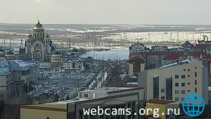 PTZ webcam on Republic Street, Salekhard