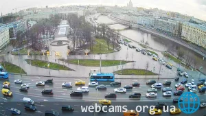 Webcam on Serafimovich Street in Moscow