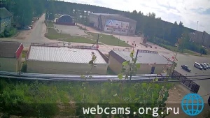 Webcam with a view of the Ustyansky regional cultural center, Oktyabrsky