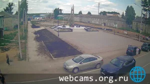 Webcam with a view of the monument to fellow countrymen, Oktyabrsky settlement