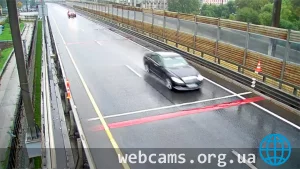 Веб-камера ЗСД в Санкт-Петербурге: съезд на Автомобильную улицу
