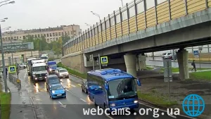 Веб-камера ЗСД в Санкт-Петербурге: въезд с Автомобильной улицы